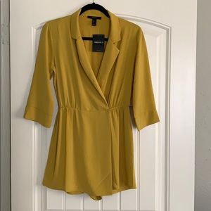 Mustard yellow classy romper